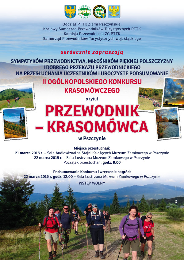 II Ogólnopolski Konkurs Krasomówczy O Tytuł „przewodnik – Krasomówca” w dniach 20 – 22 marca 2015 r.