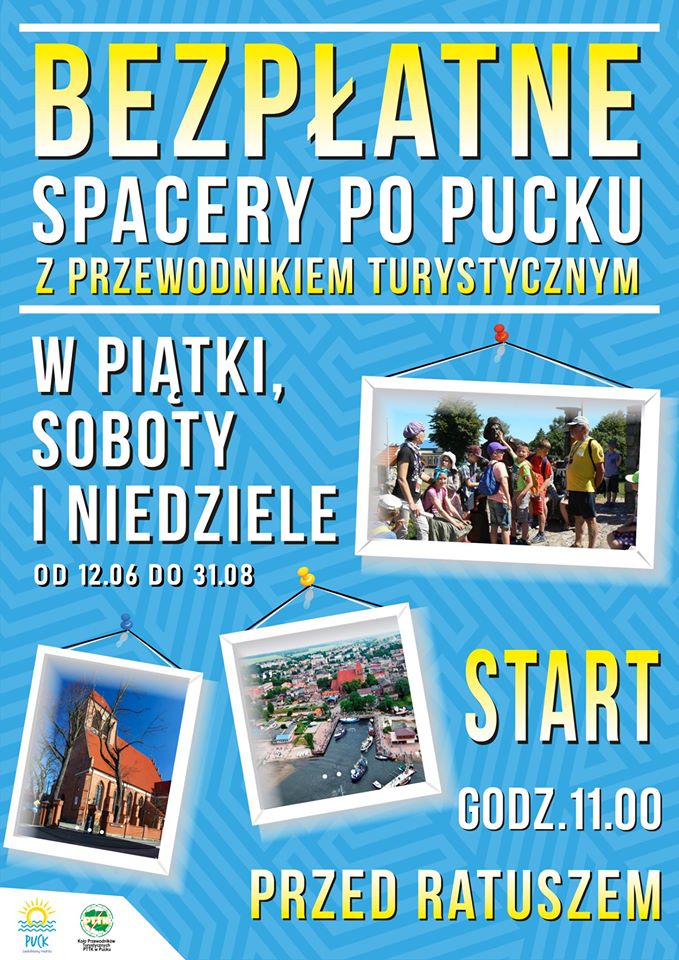 Bezpłatne spacery po Pucku