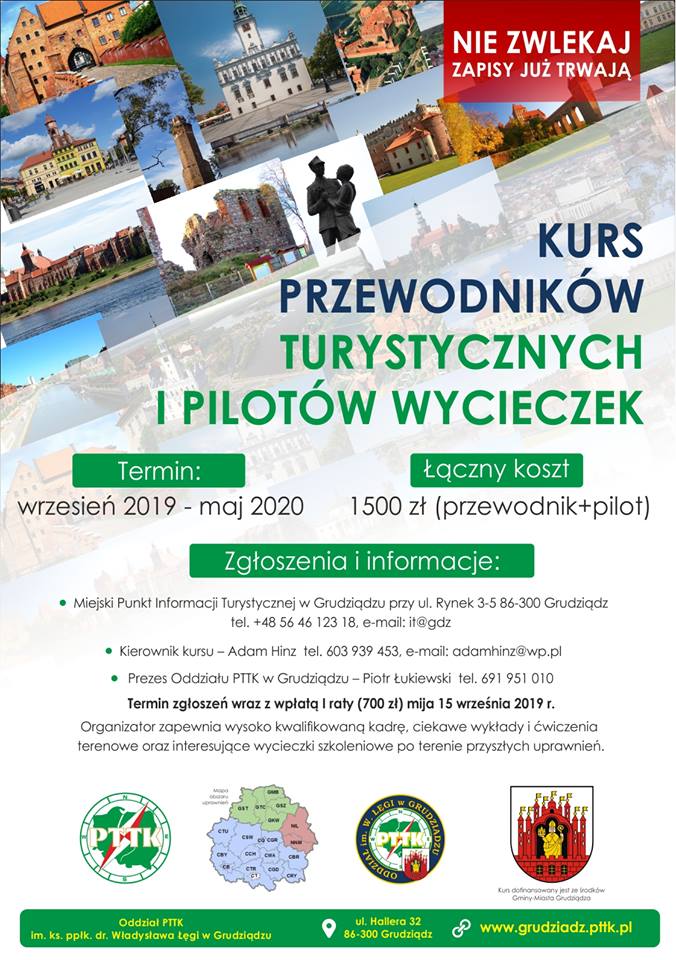 Kurs przewodników terenowych i pilotów wycieczek