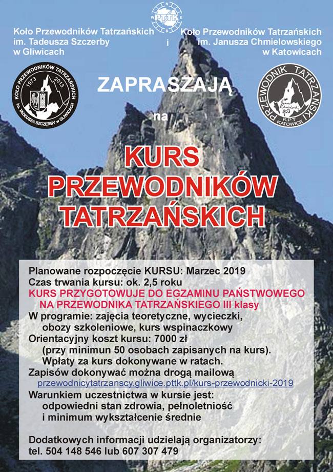 Kurs przewodników tatrzańskich