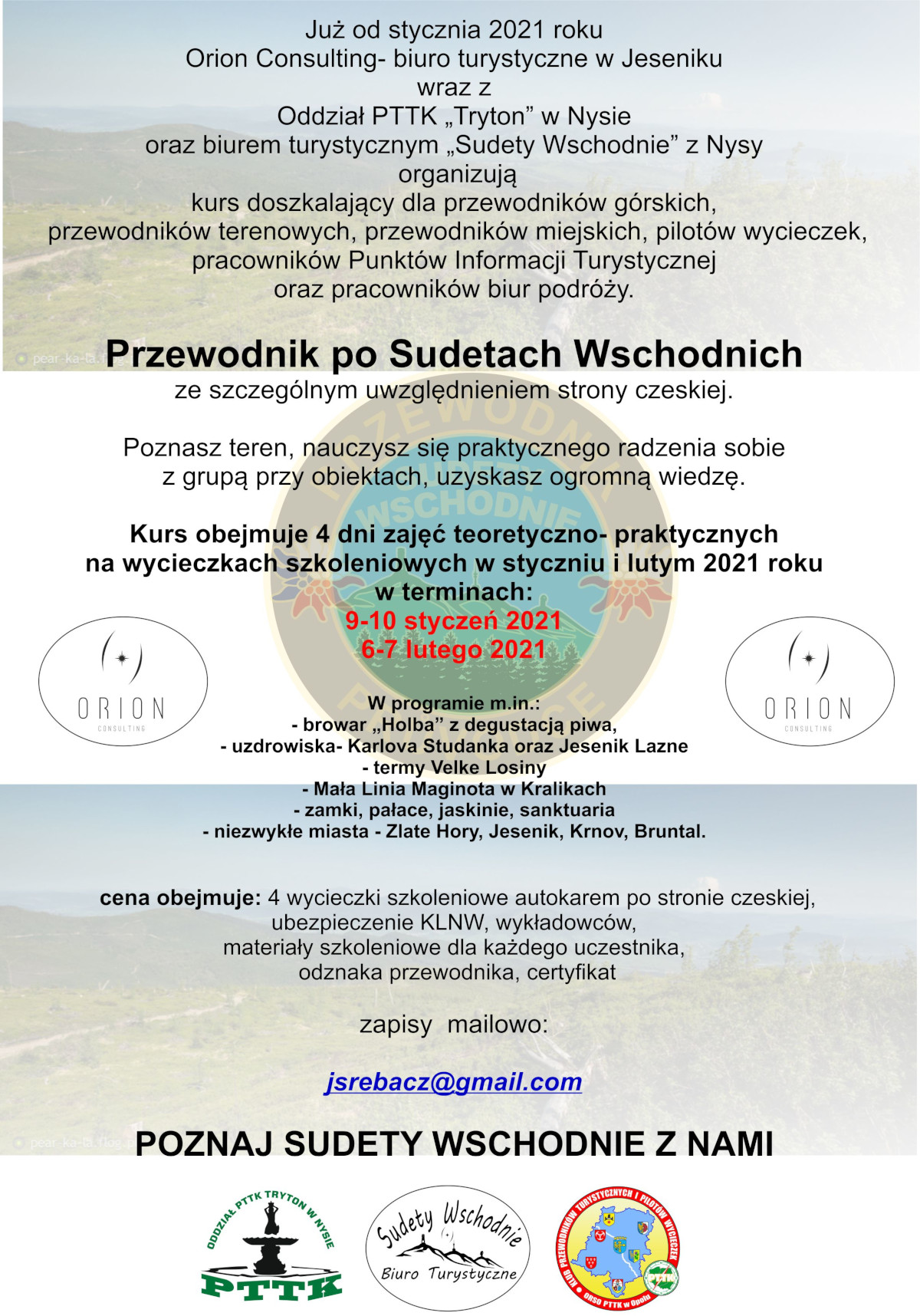 Przewodnik po Sudetach Wschodnich