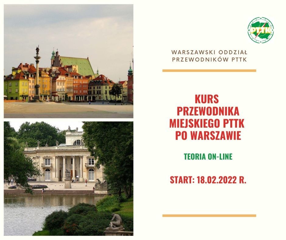 Kurs przewodnika miejskiego PTTK po Warszawie